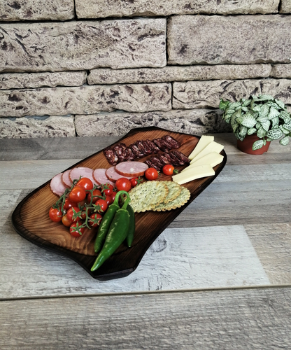 Cheese Serve Plate, Charcuterie Walnut Board, Foods Presentation