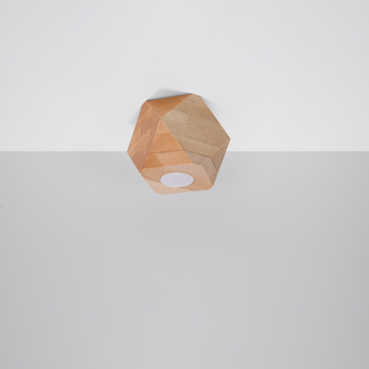 Ceiling lamp WOODY 1 natural wood