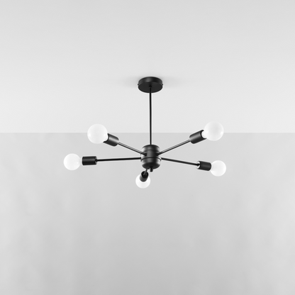 Chandelier LANGO 5 black