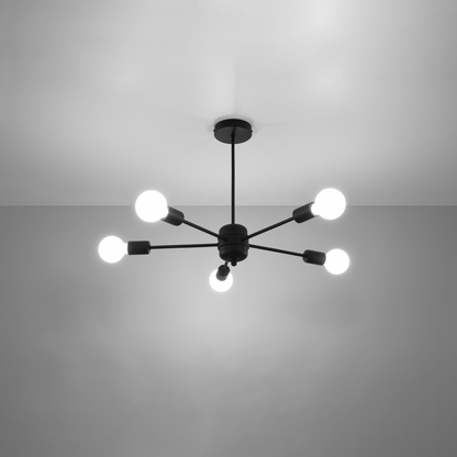 Chandelier LANGO 5 black