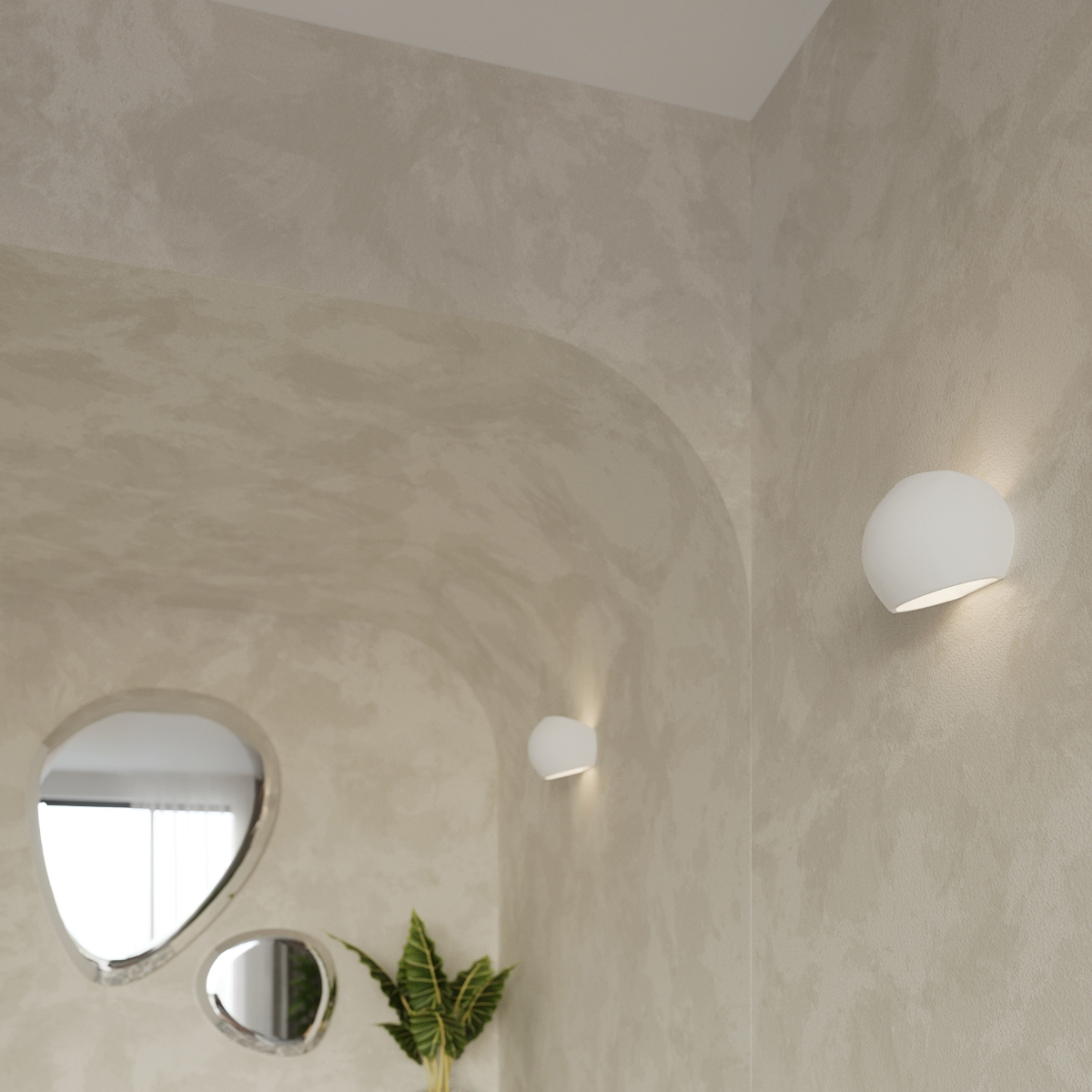 Wall lamp ceramic GLOBE