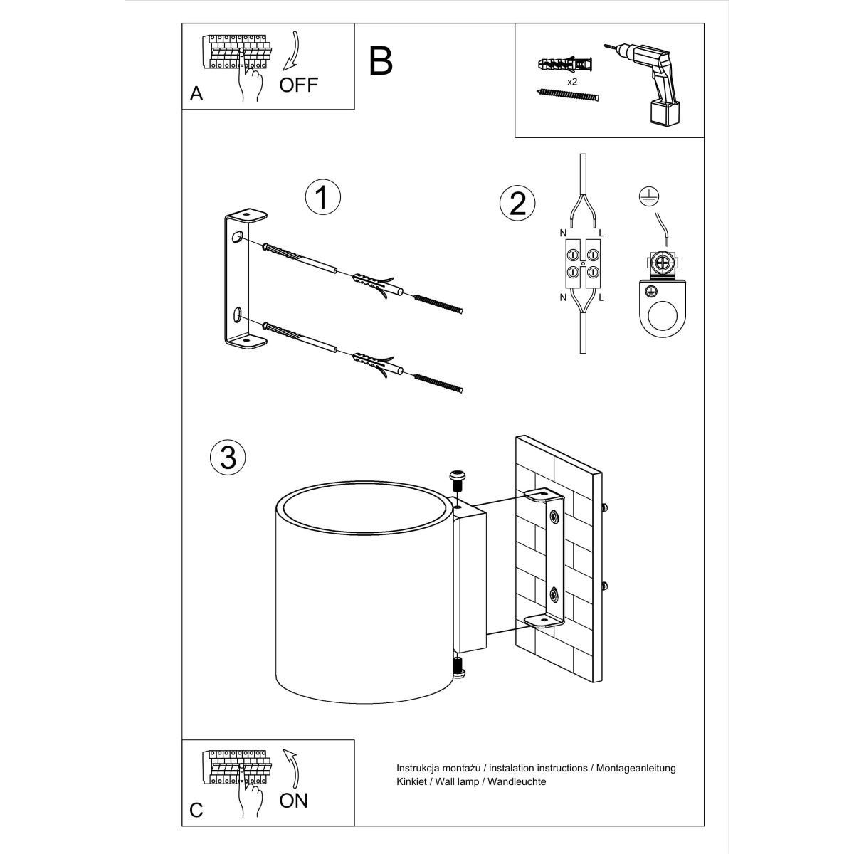 Wall lamp VICI