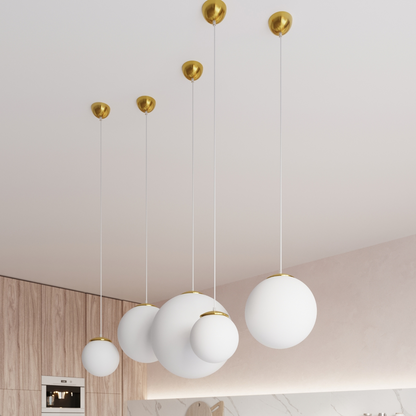 Pendant lamp UGO 30 golden