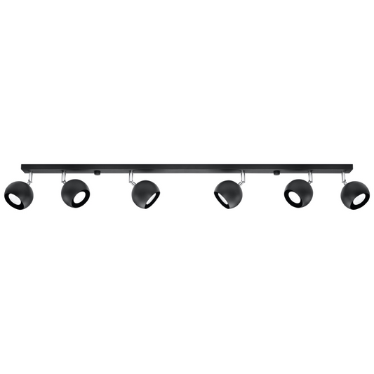 Ceiling lamp OCULARE 6L black