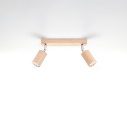 Ceiling lamp BERG 2 natural wood