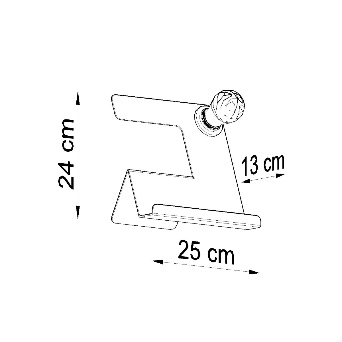 Table lamp INCLINE white