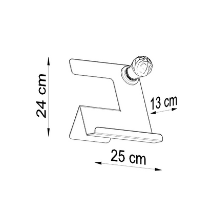 Table lamp INCLINE white