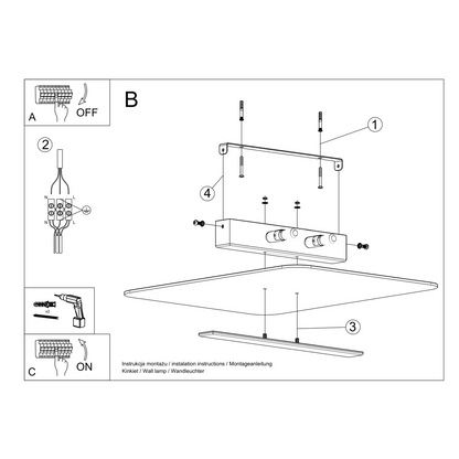 Ceiling lamp AZALIA