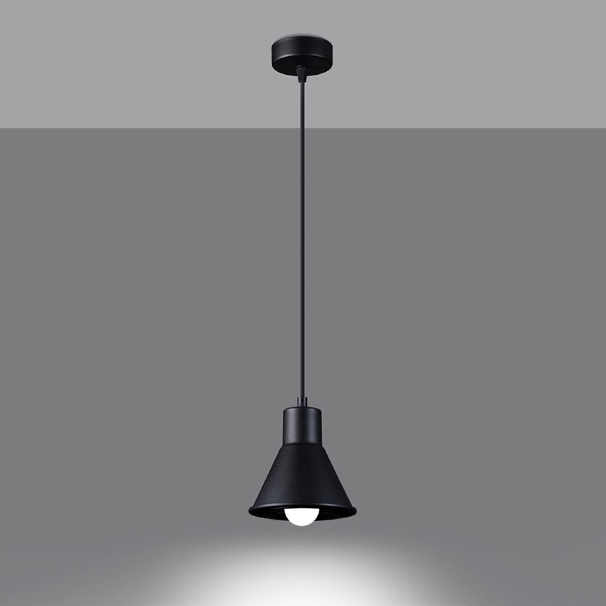 Pendant lamp TALEJA 1 black [E27]