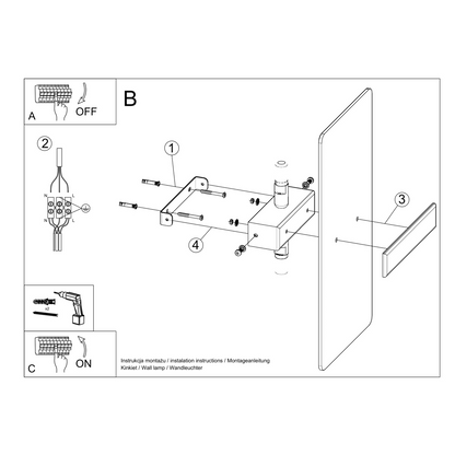 Wall lamp AZALIA