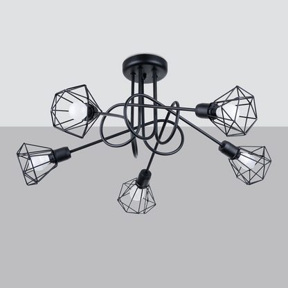 Chandelier ARTEMIS 5S black