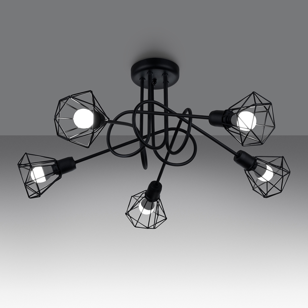 Chandelier ARTEMIS 5S black