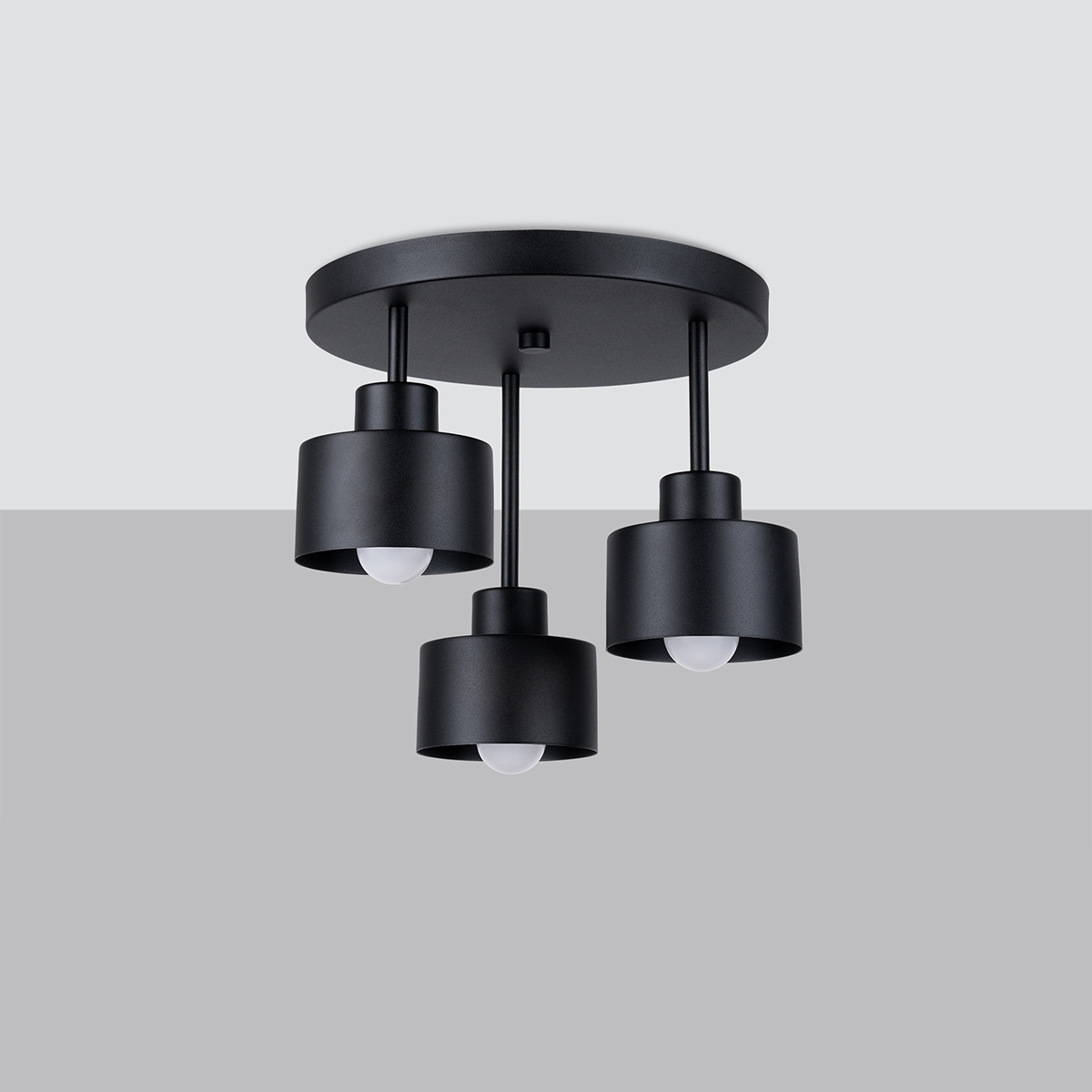 Ceiling lamp SAVAR 3 black