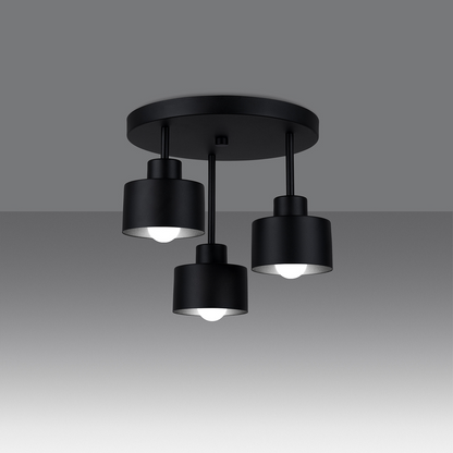 Ceiling lamp SAVAR 3 black