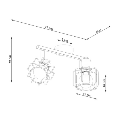 Ceiling lamp BELUCI 2 white