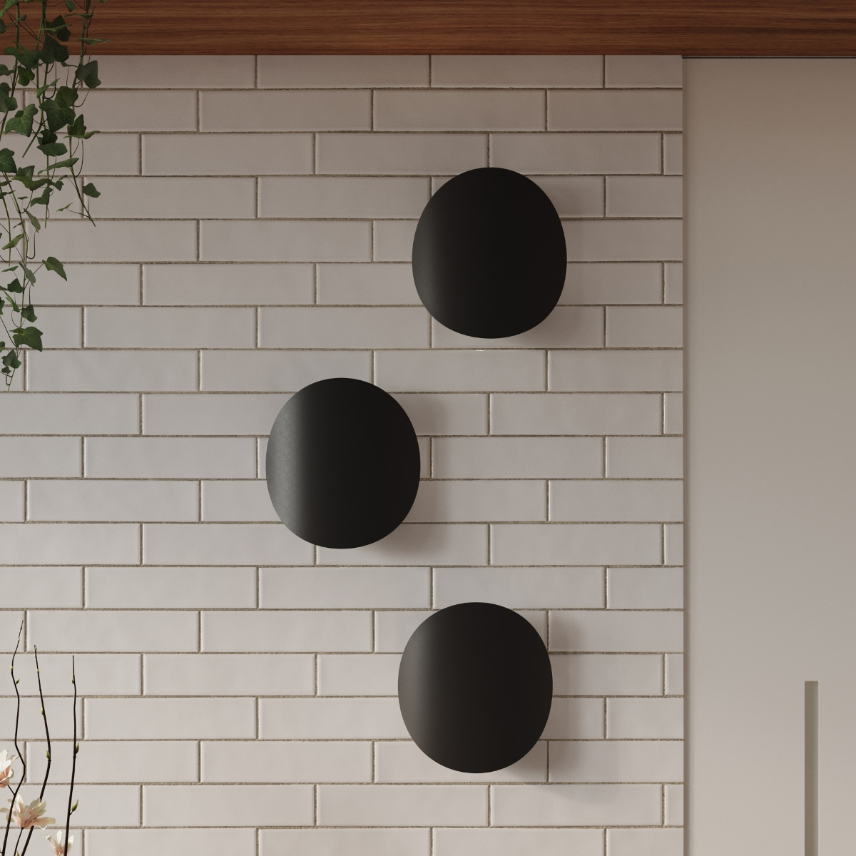 Wall lamp SENSES black