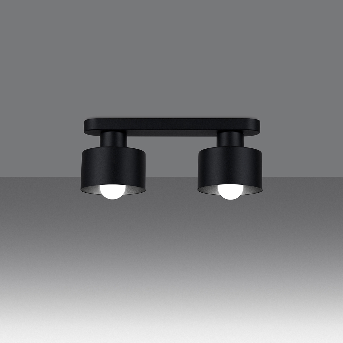 Ceiling lamp SAVAR 2 black