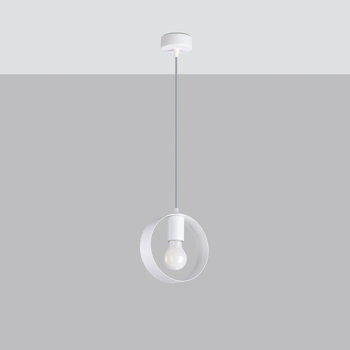 Pendant lamp TITRAN 1 biała