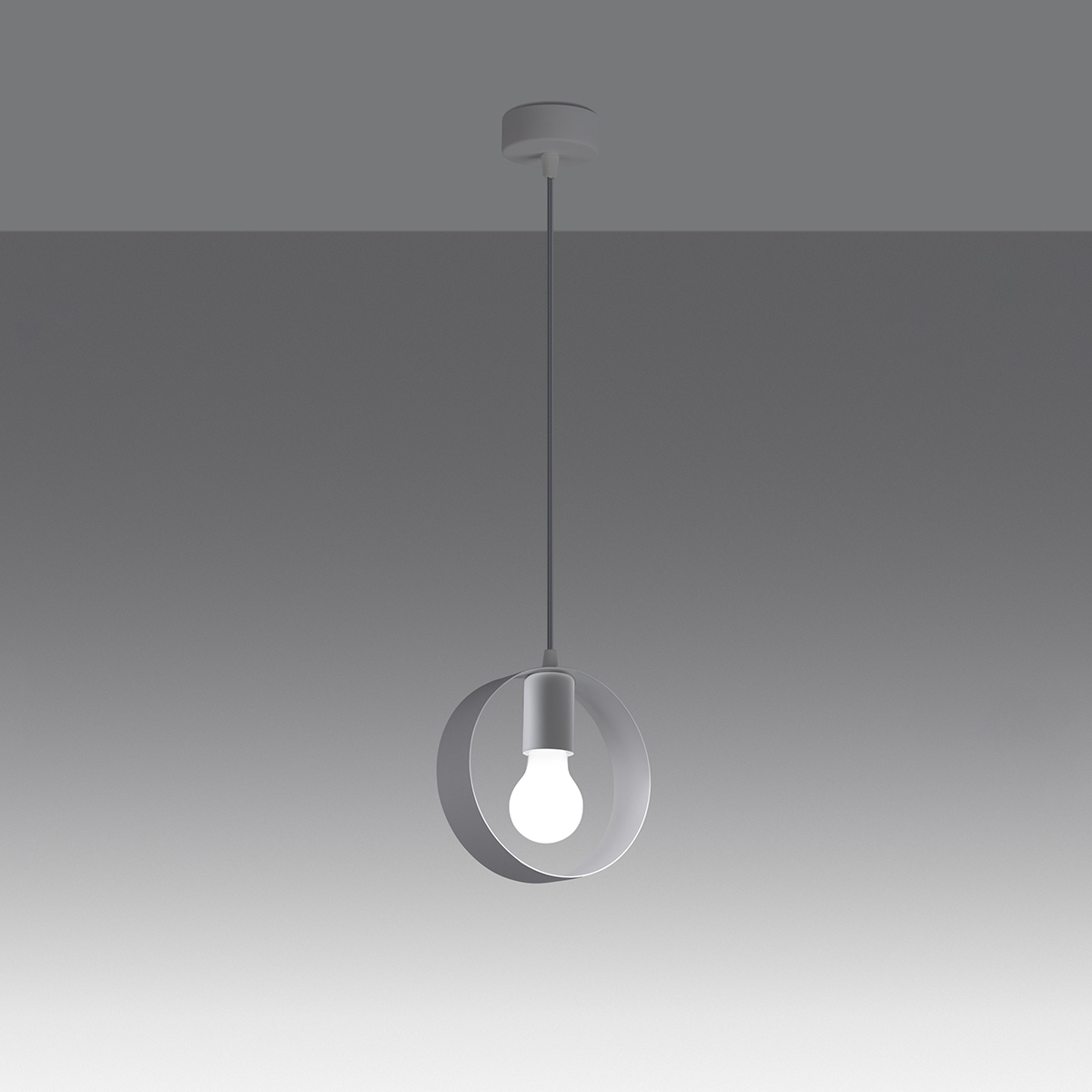 Pendant lamp TITRAN 1 biała