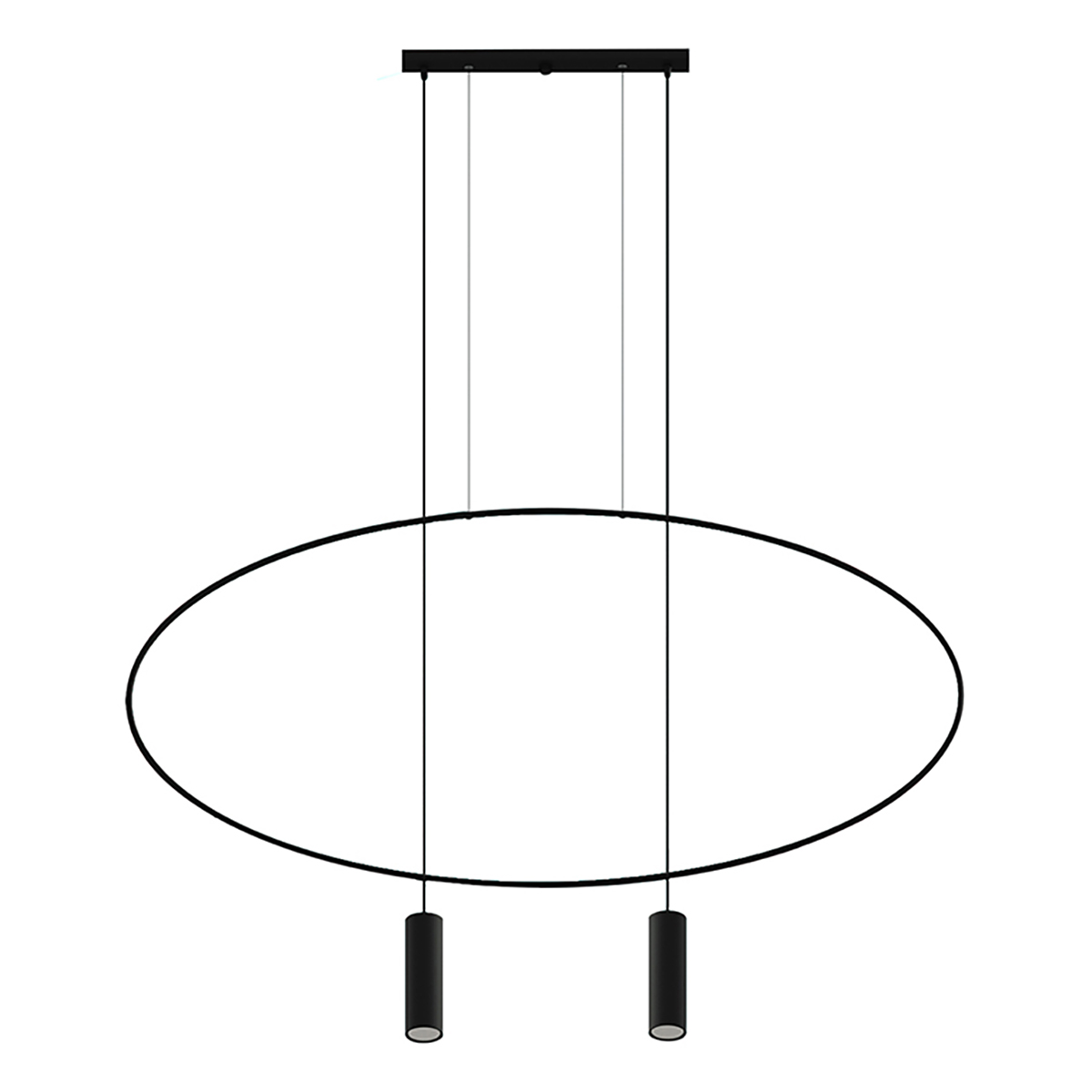 Pendant lamp HOLAR 2 black