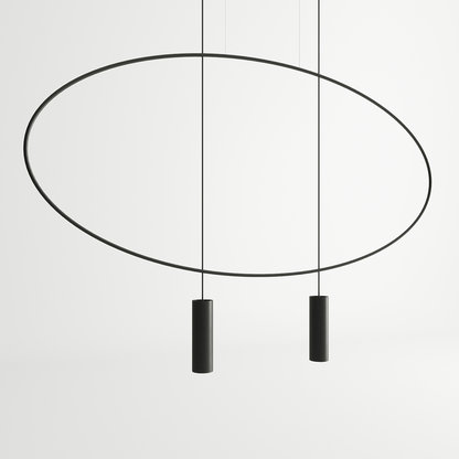 Pendant lamp HOLAR 2 black