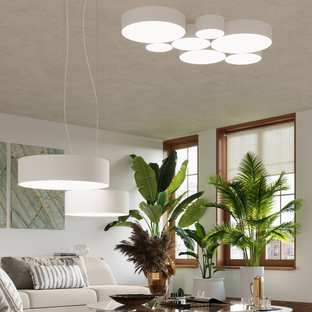 Ceiling lamp ARENA 55 white