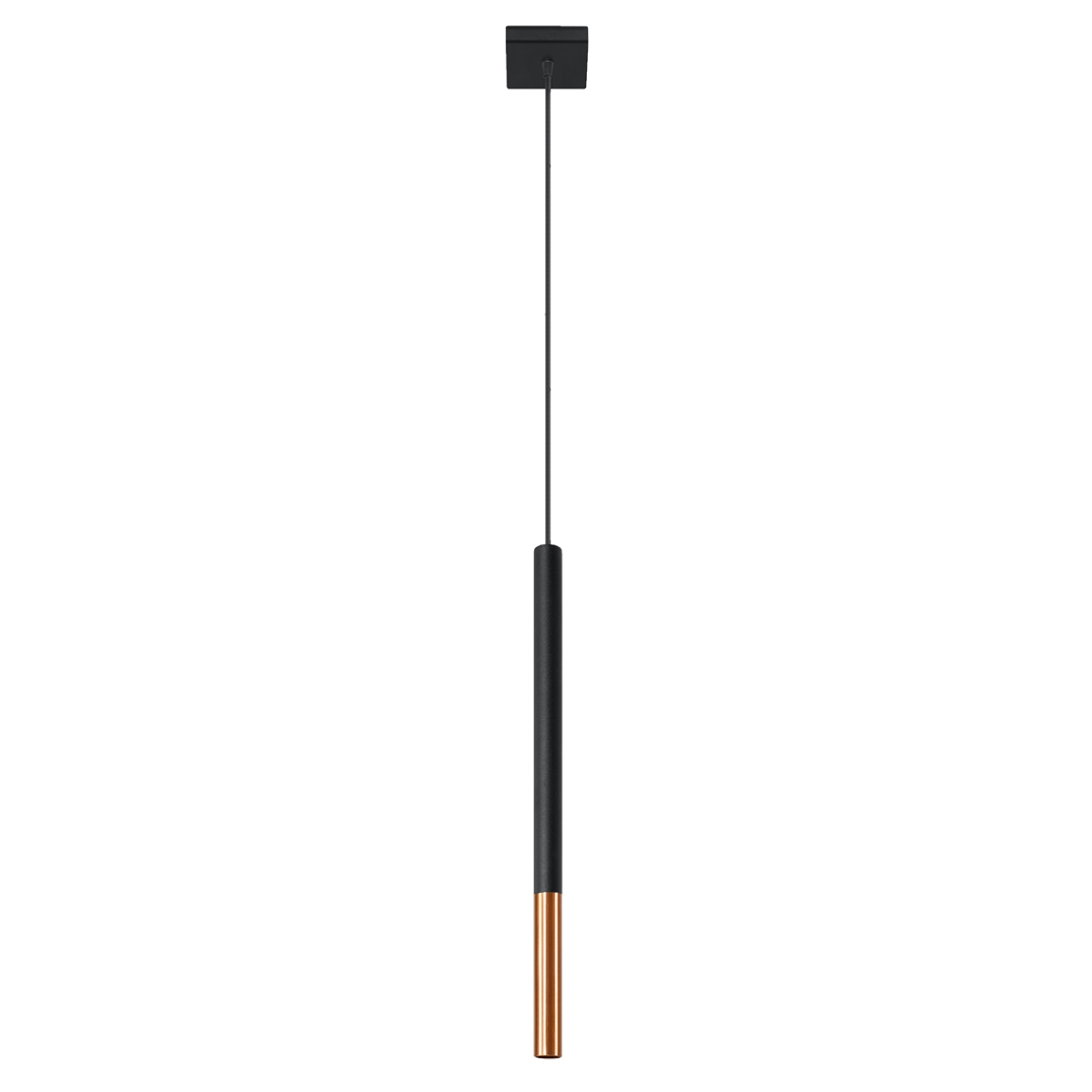 Pendant lamp MOZAICA 1 black/copper