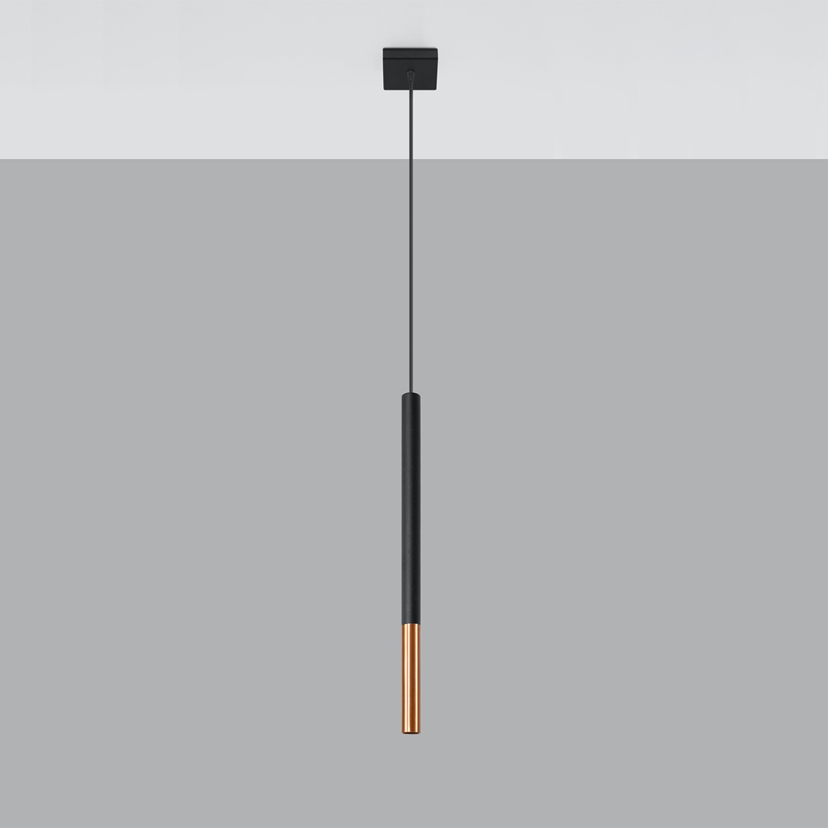 Pendant lamp MOZAICA 1 black/copper