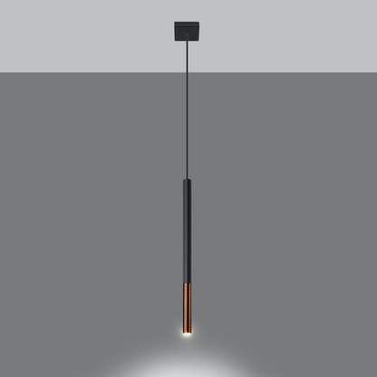 Pendant lamp MOZAICA 1 black/copper