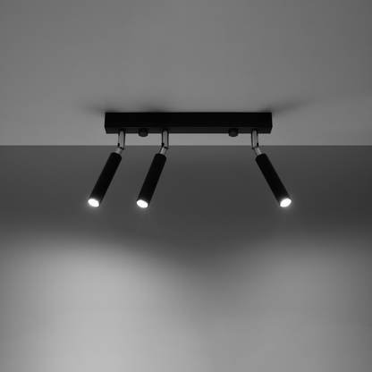 Ceiling lamp EYETECH 3 black