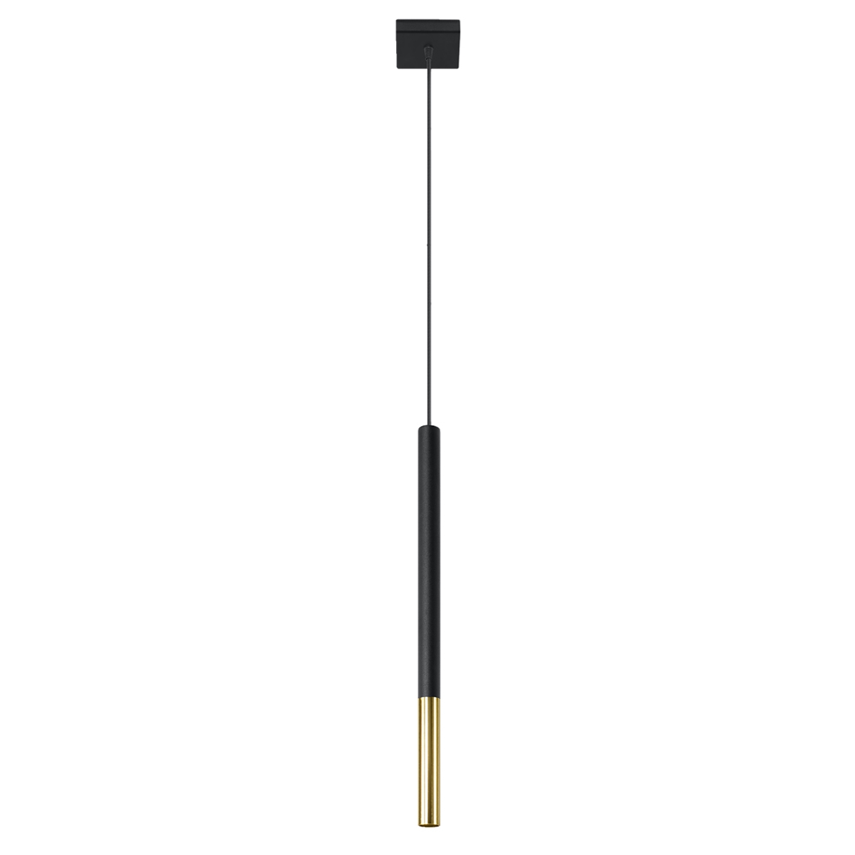 Pendant lamp MOZAICA 1 black/golden