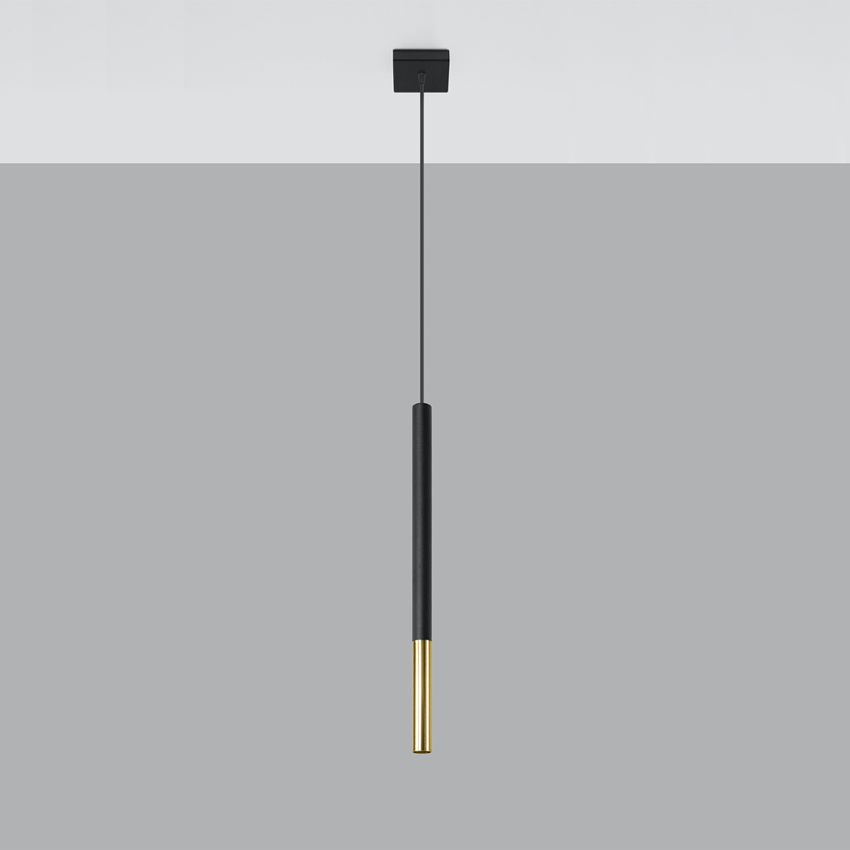 Pendant lamp MOZAICA 1 black/golden