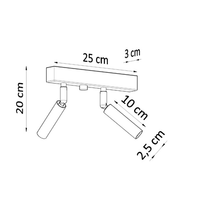 Ceiling lamp EYETECH 2 white