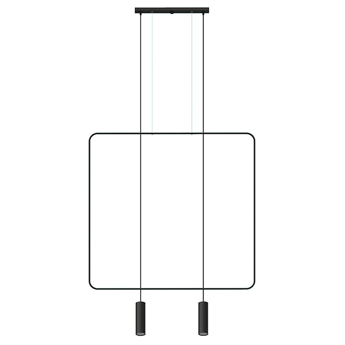 Pendant lamp RANA 2 black