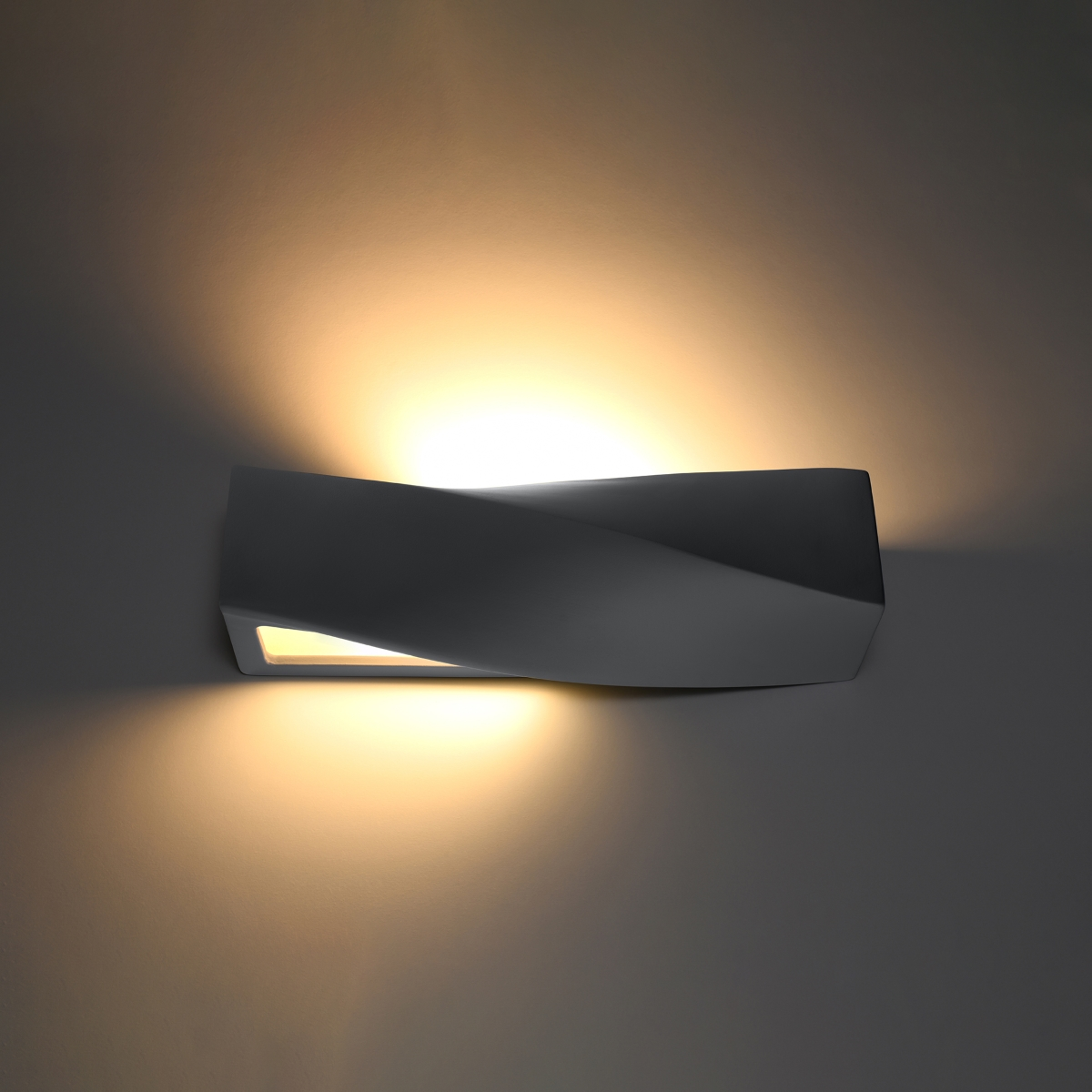 Wall lamp ceramic SIGMA grey