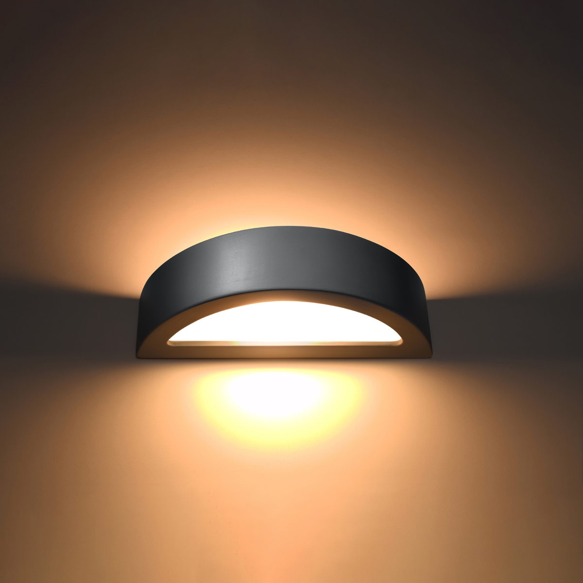 Wall lamp ceramic ATENA grey