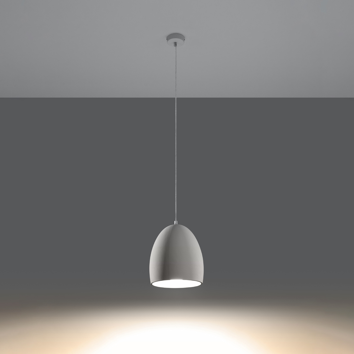 Ceramic pendant lamp FLAWIUSZ