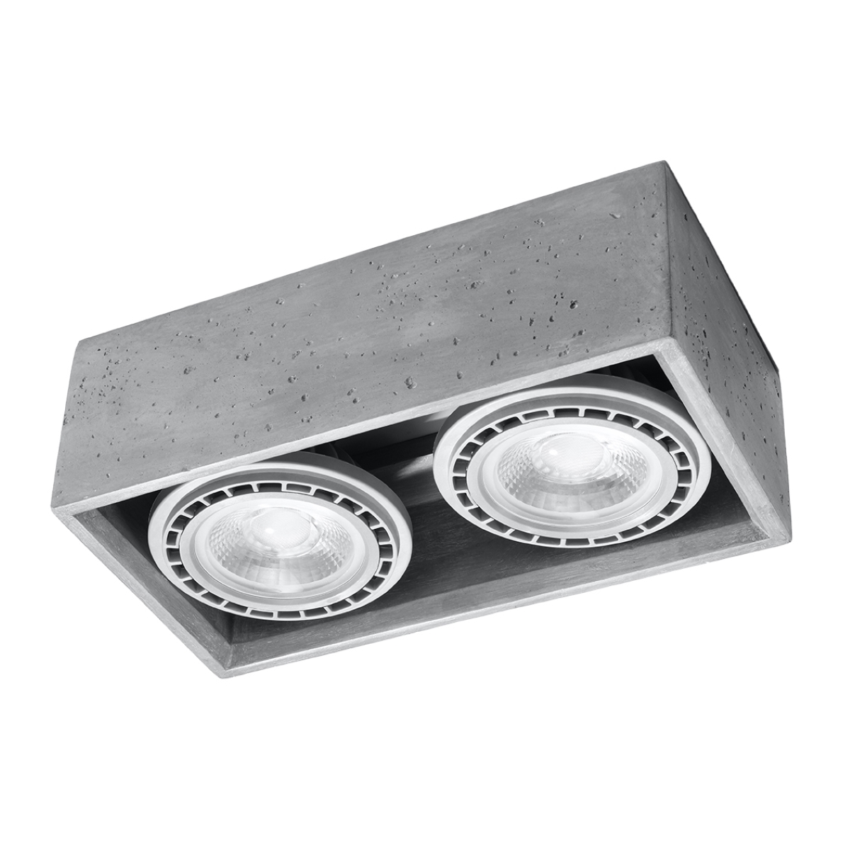 Ceiling lamp QUATRO 2 concrete