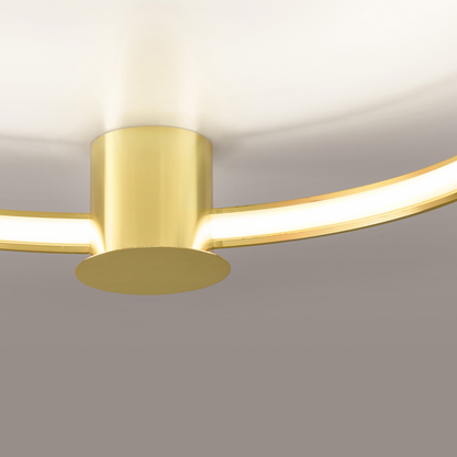 Ceiling lamp RIO 78 polished gold LED 3000K