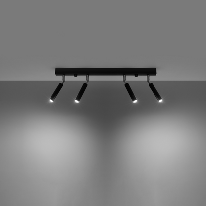 Ceiling lamp EYETECH 4 black