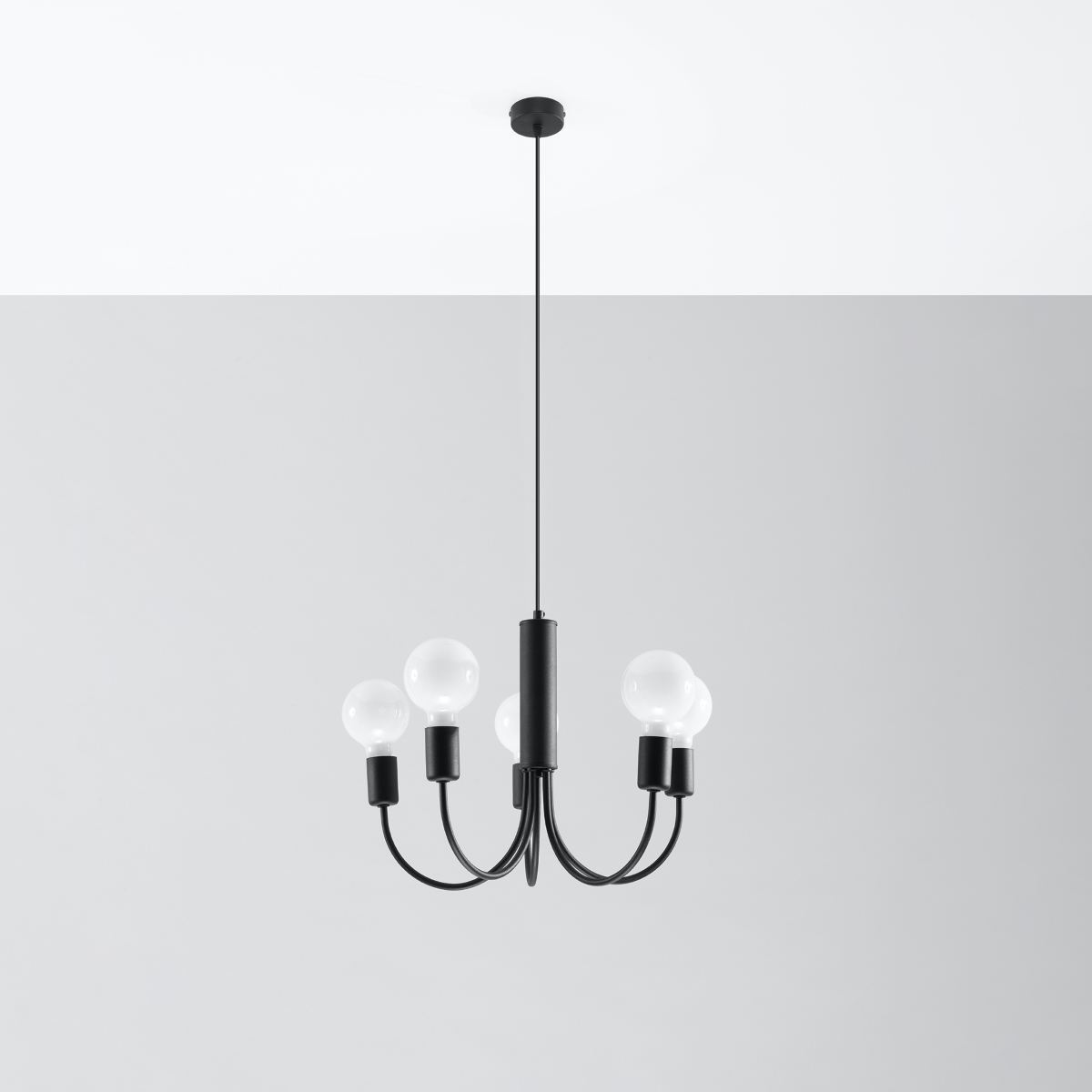 Chandelier PICCOLO 5 black