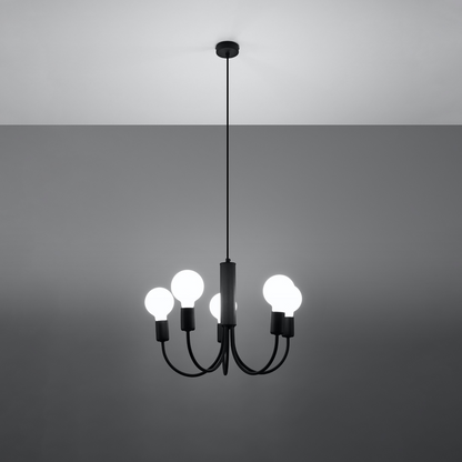 Chandelier PICCOLO 5 black