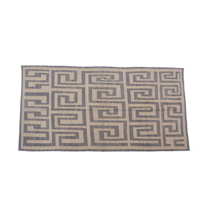 Modern Dark Grey Kilim Rug