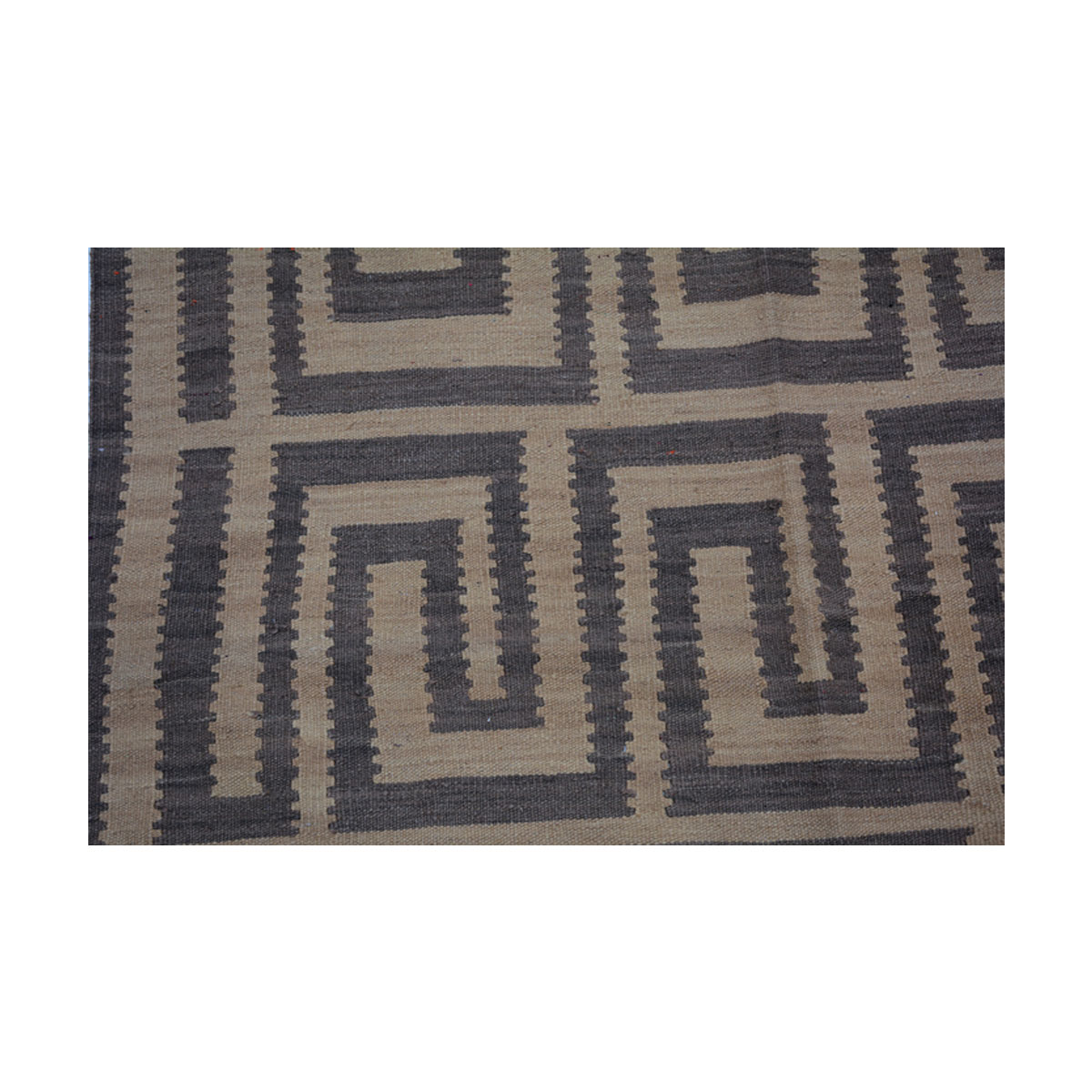 Modern Dark Grey Kilim Rug