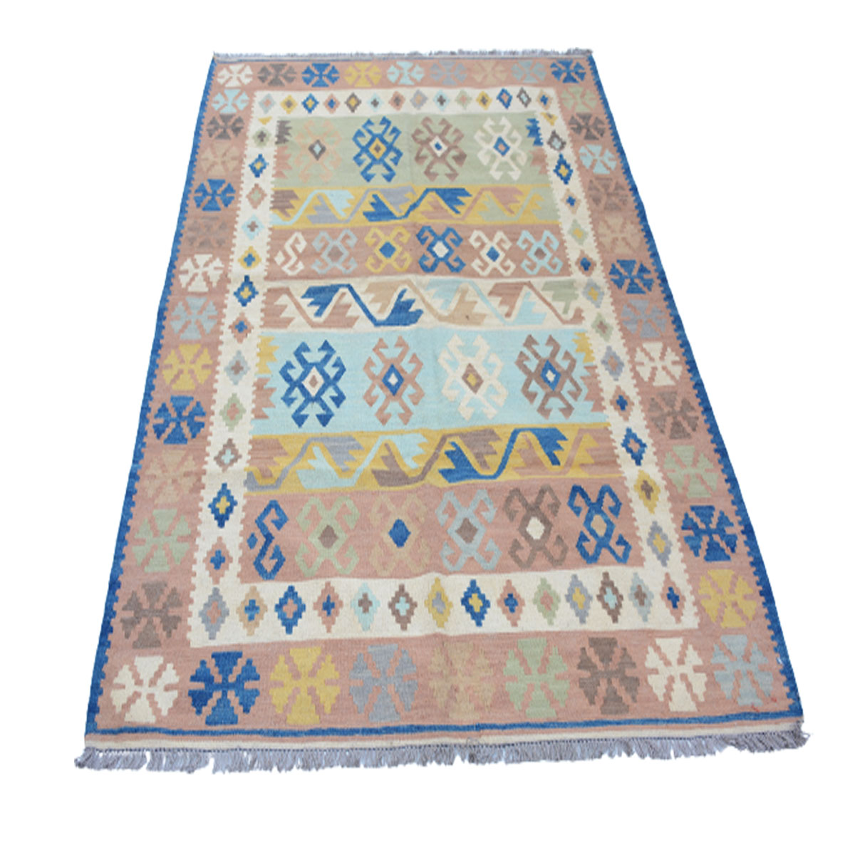 Modern Cascade  Kilim Rug