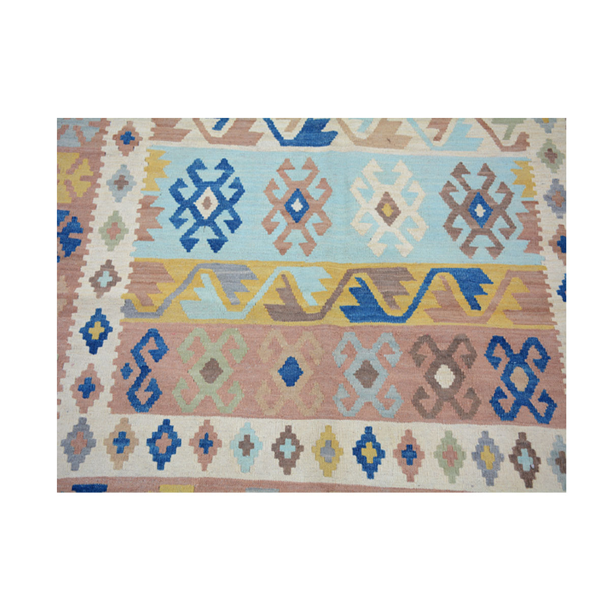 Modern Cascade  Kilim Rug