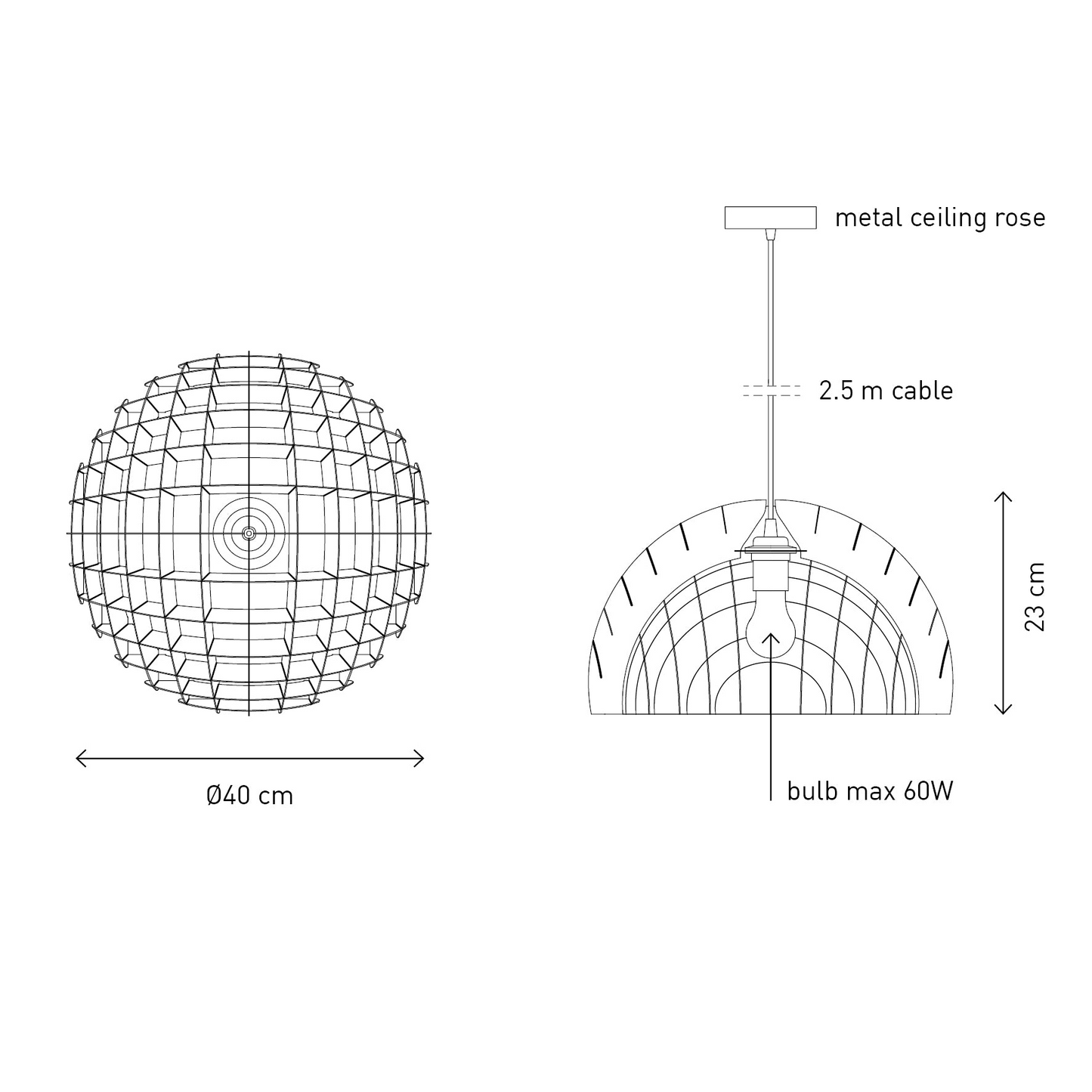 Arc taklampa, Plywood