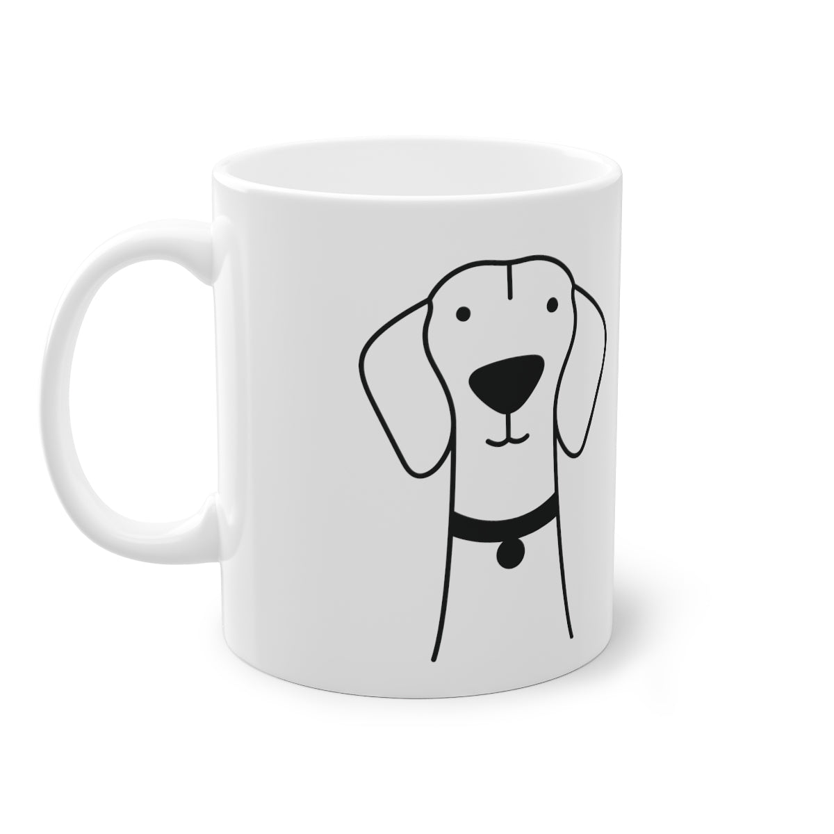 Cute dog Vizsla mug, white, 325 ml / 11 oz Coffee mug, tea mug for kids, children, puppies mug for dog lovers, dog owners