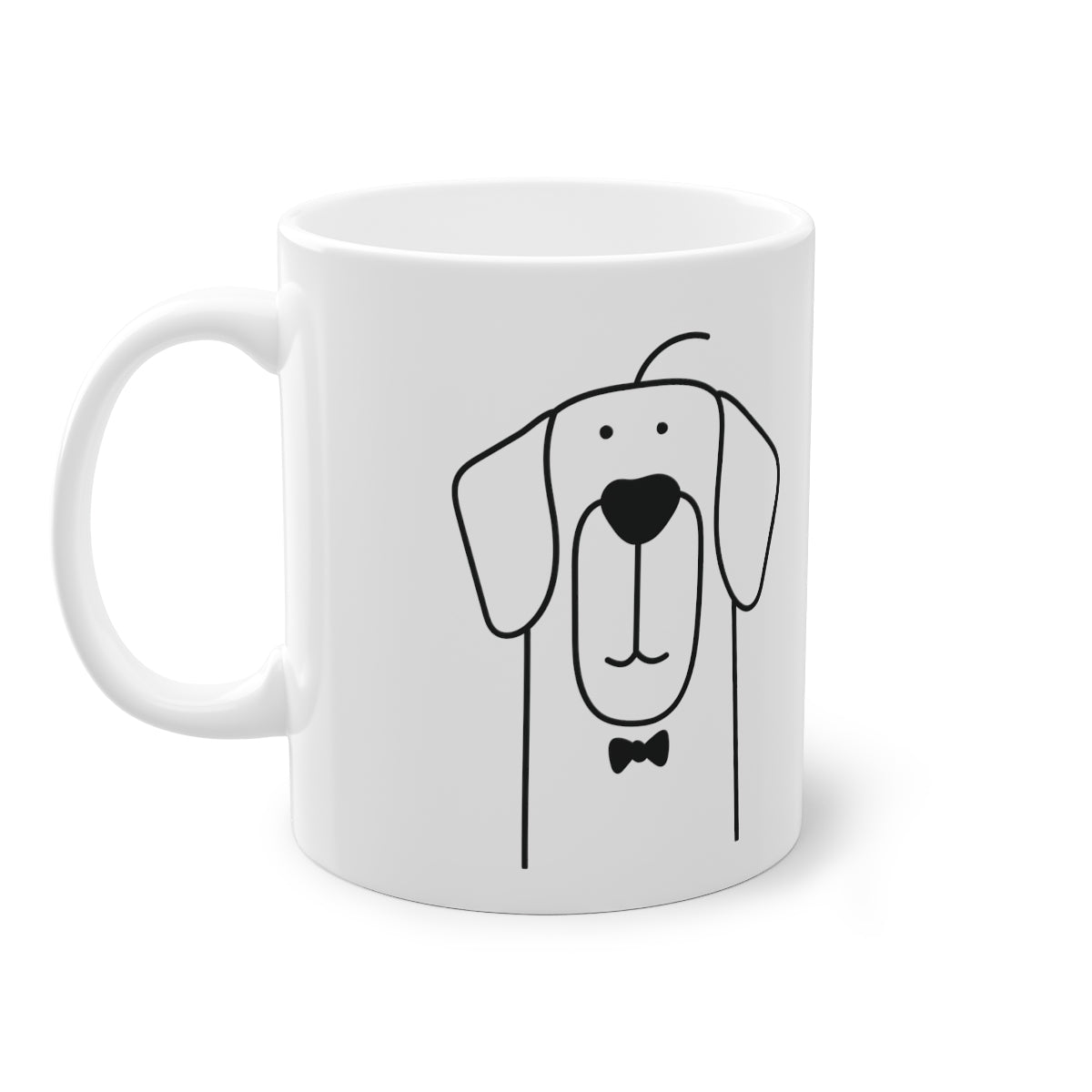 Cute dog Retriever mug, white, 325 ml / 11 oz Coffee mug, tea mug for kids, children, puppies mug for dog lovers, dog owners