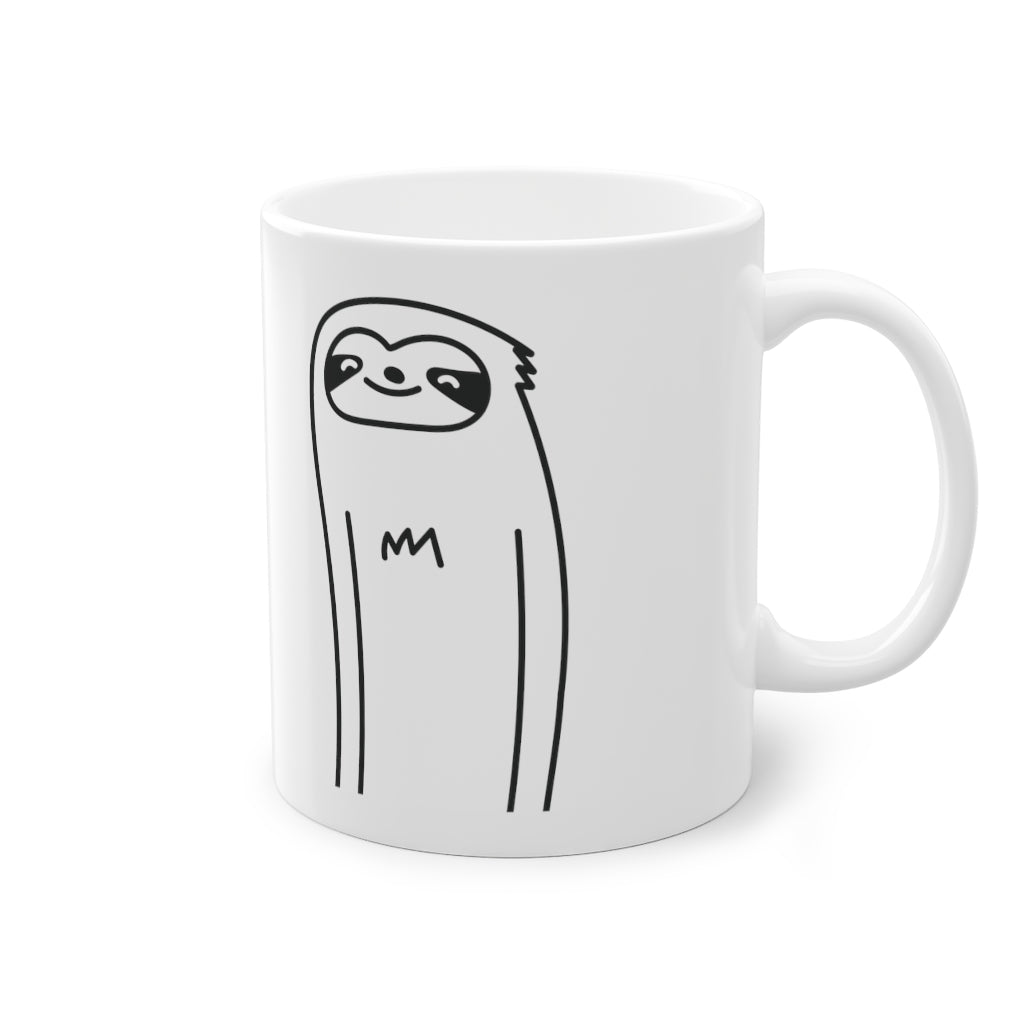 Cute Sloth funny mug, white, 325 ml / 11 oz Coffee mug, tea mug for kids